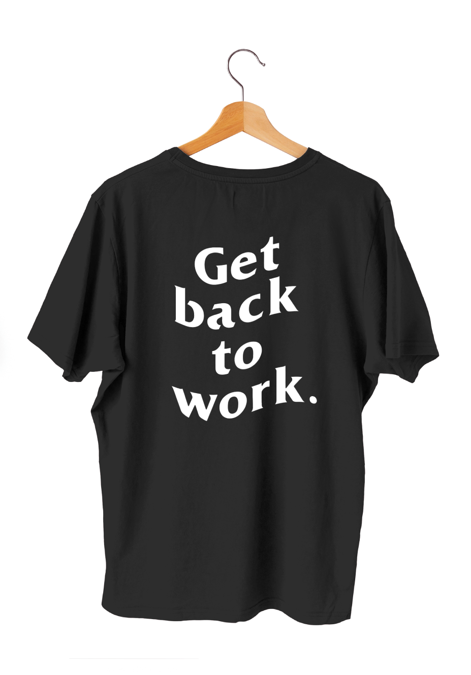 Camiseta Back To Work Oversize