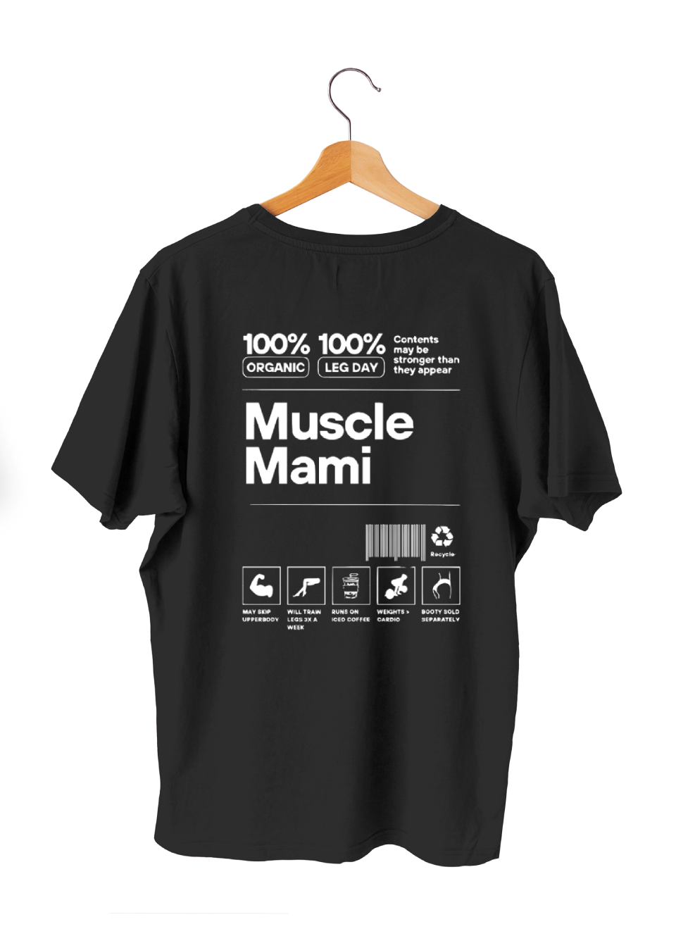 Camiseta Muscle Mami Oversize