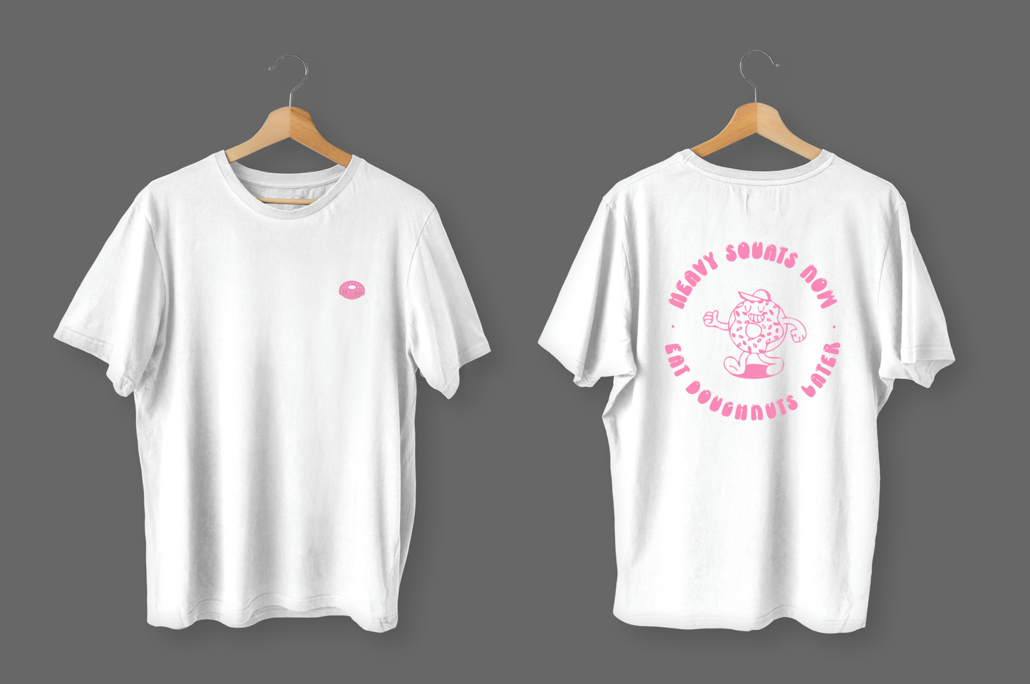 Camiseta Eat Doughnuts Oversize