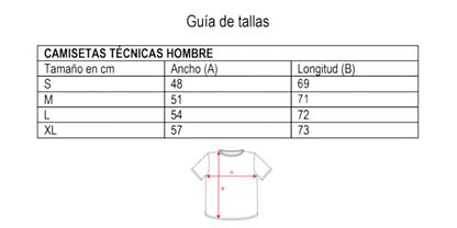 Camiseta Técnica Personalizada Hombre