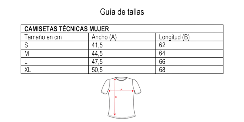 Camiseta Técnica Personalizada Mujer