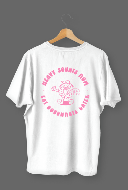 Camiseta Eat Doughnuts Oversize